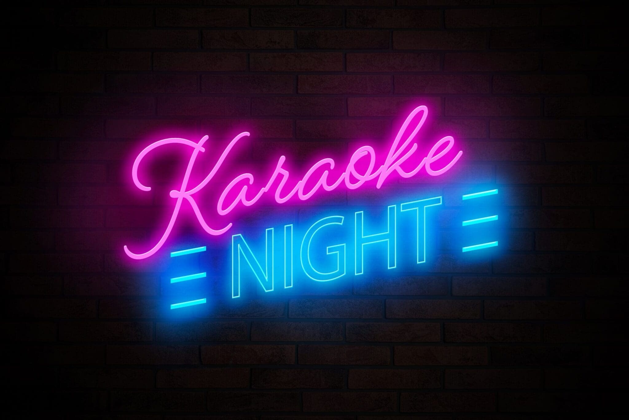 Karaoke Night Neon Sign